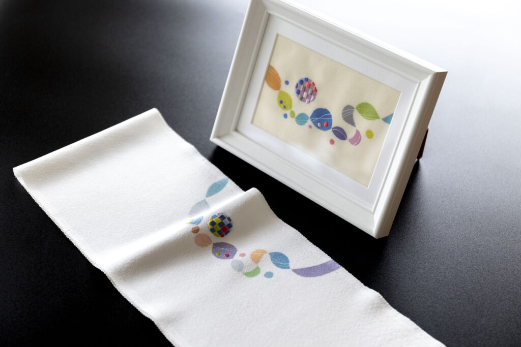 日本刺繍と友禅染め