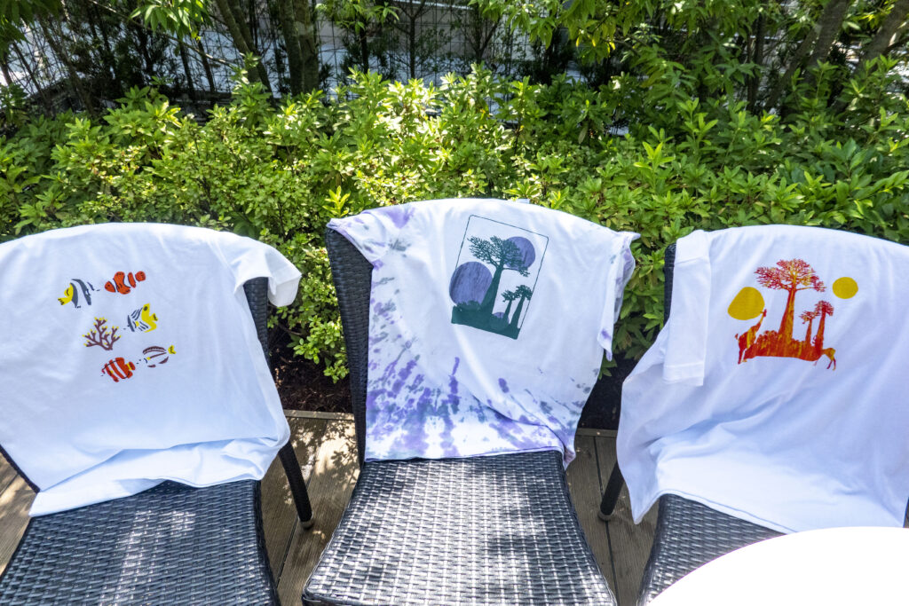 ご自身のデザインでTシャツやトートバッグ作り