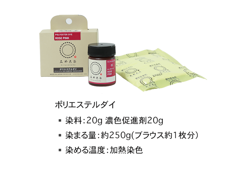 ポリエステルダイのラインナップ画像